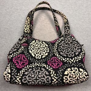 Vera Bradley Northern Lights shoulder bag white black purple gray